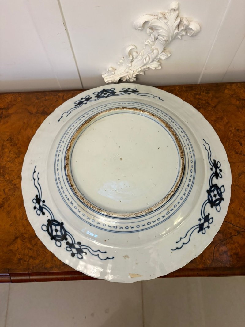 Antique Pair of Large Japanese Imari Porcelain Chargers Depicting the Seven Lucky Gods - Image 7